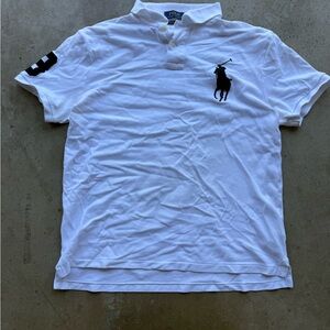 Polo by Ralph Lauren White Polo with Black Logo